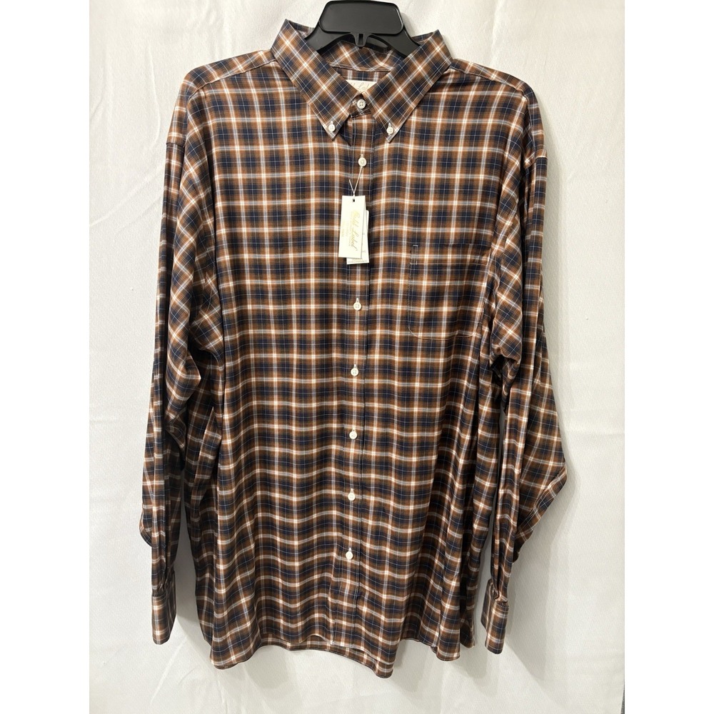 Roundtree & Yorke Gold Label Mens Long Sleeve Shirt NEW Size 3XT
